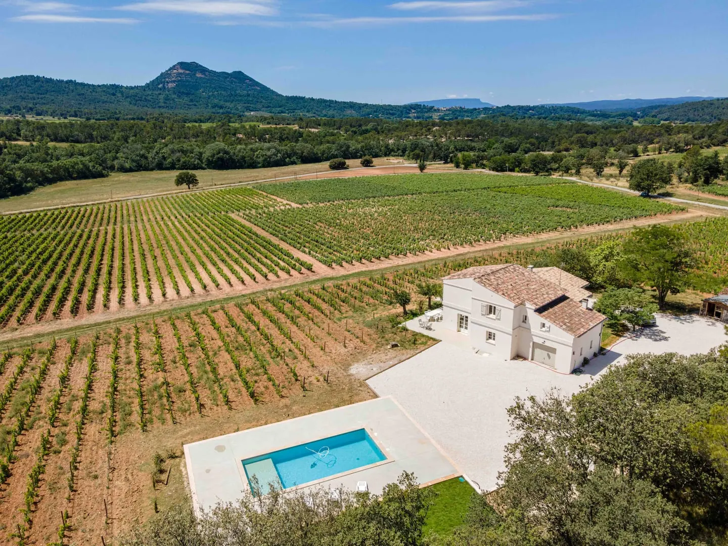 La Lauve from above, among the vines