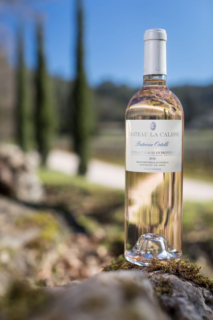 Organic French rosé wine